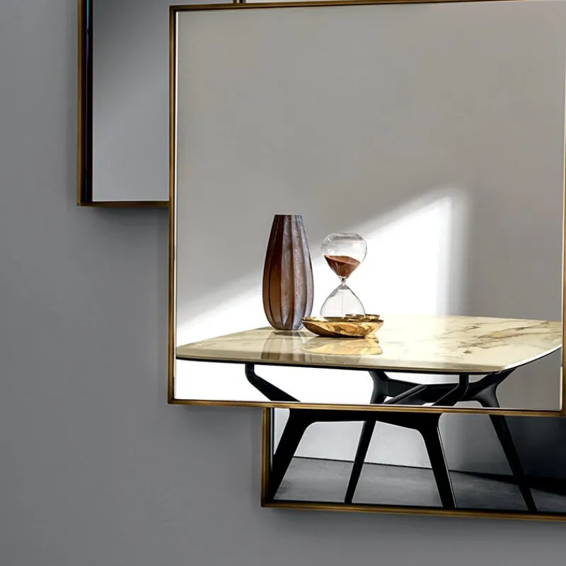 Sovet Italia Arkos Sovet® Table de designer italienne carrée bords arrondis en céramique* Table De Salle à Manger
