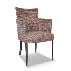 Paget Armand Fauteuil Art déco en tissu fabriqué en France* Chaise De Salle à Manger|Fauteuil De Salon