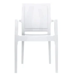 Arthur Fauteuil moderne en polycarbonate* Chaise De Cuisine|Chaise De Salle à Manger
