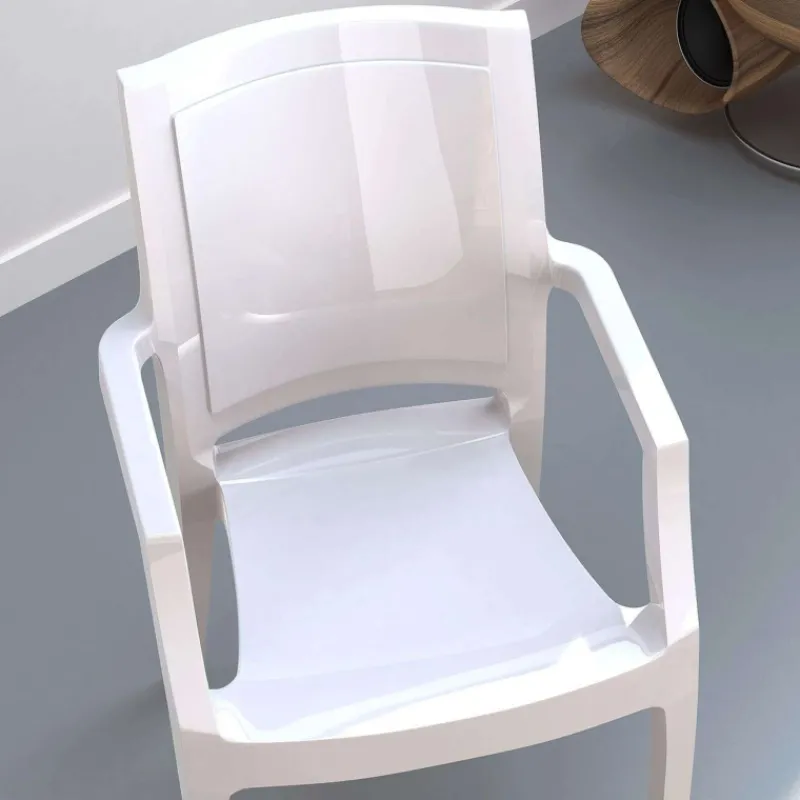 Arthur Fauteuil moderne en polycarbonate* Chaise De Cuisine|Chaise De Salle à Manger
