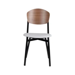 Carrier Artémis ® Chaise design française assise en synthétique, dossier bois et pieds en métal* Chaise De Salle à Manger|Chaise Salon