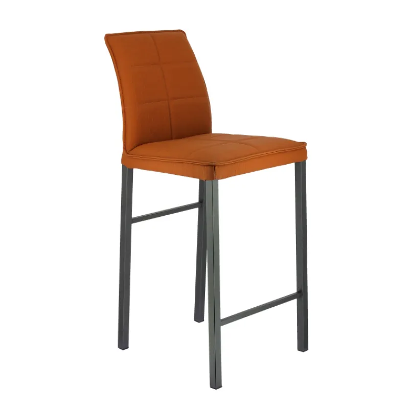 Europea Atlanta Tabouret snack italien en synthétique avec pieds en métal* Tabouret Snack (assise +/- 65 Cm)|Tabouret De Bar (assise +/- 80 Cm)