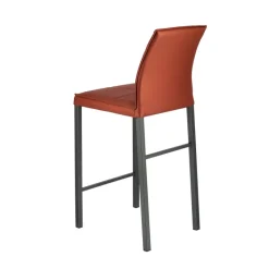Europea Atlanta Tabouret snack italien en synthétique avec pieds en métal* Tabouret Snack (assise +/- 65 Cm)|Tabouret De Bar (assise +/- 80 Cm)