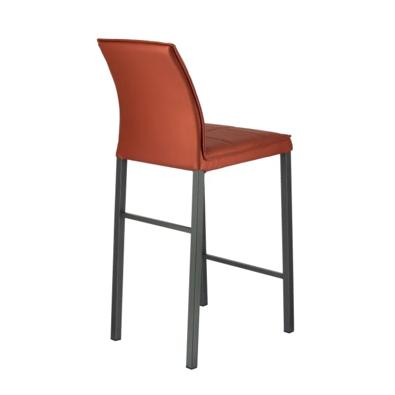 Europea Atlanta Tabouret snack italien en synthétique avec pieds en métal* Tabouret Snack (assise +/- 65 Cm)|Tabouret De Bar (assise +/- 80 Cm)