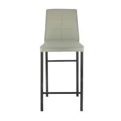 Europea Atlanta Tabouret snack italien en synthétique avec pieds en métal* Tabouret Snack (assise +/- 65 Cm)|Tabouret De Bar (assise +/- 80 Cm)