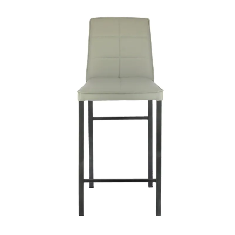 Europea Atlanta Tabouret snack italien en synthétique avec pieds en métal* Tabouret Snack (assise +/- 65 Cm)|Tabouret De Bar (assise +/- 80 Cm)