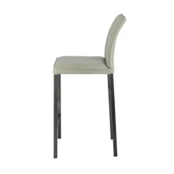 Europea Atlanta Tabouret snack italien en synthétique avec pieds en métal* Tabouret Snack (assise +/- 65 Cm)|Tabouret De Bar (assise +/- 80 Cm)