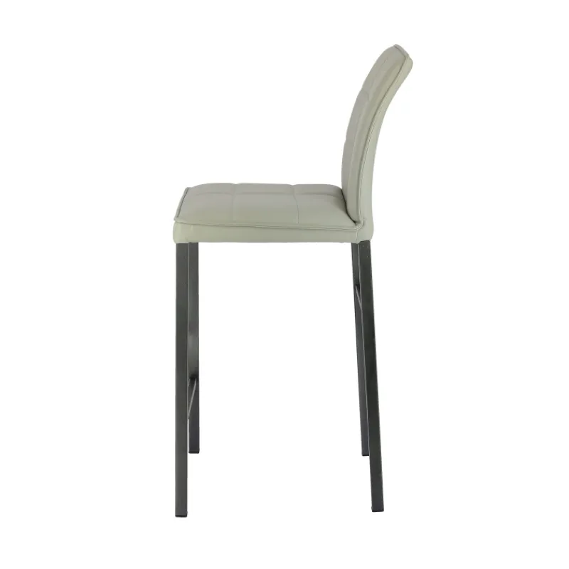 Europea Atlanta Tabouret snack italien en synthétique avec pieds en métal* Tabouret Snack (assise +/- 65 Cm)|Tabouret De Bar (assise +/- 80 Cm)