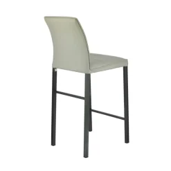 Europea Atlanta Tabouret snack italien en synthétique avec pieds en métal* Tabouret Snack (assise +/- 65 Cm)|Tabouret De Bar (assise +/- 80 Cm)