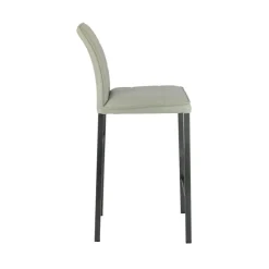 Europea Atlanta Tabouret snack italien en synthétique avec pieds en métal* Tabouret Snack (assise +/- 65 Cm)|Tabouret De Bar (assise +/- 80 Cm)