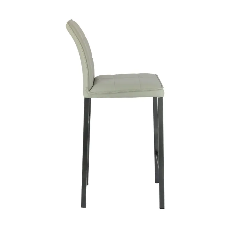 Europea Atlanta Tabouret snack italien en synthétique avec pieds en métal* Tabouret Snack (assise +/- 65 Cm)|Tabouret De Bar (assise +/- 80 Cm)