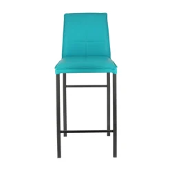 Europea Atlanta Tabouret snack italien en synthétique avec pieds en métal* Tabouret Snack (assise +/- 65 Cm)|Tabouret De Bar (assise +/- 80 Cm)