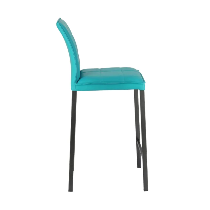 Europea Atlanta Tabouret snack italien en synthétique avec pieds en métal* Tabouret Snack (assise +/- 65 Cm)|Tabouret De Bar (assise +/- 80 Cm)