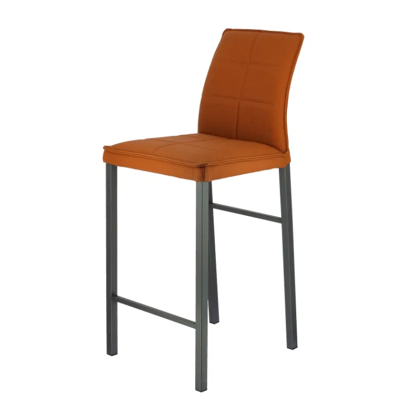 Europea Atlanta Tabouret snack italien en synthétique avec pieds en métal* Tabouret Snack (assise +/- 65 Cm)|Tabouret De Bar (assise +/- 80 Cm)