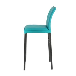 Europea Atlanta Tabouret snack italien en synthétique avec pieds en métal* Tabouret Snack (assise +/- 65 Cm)|Tabouret De Bar (assise +/- 80 Cm)