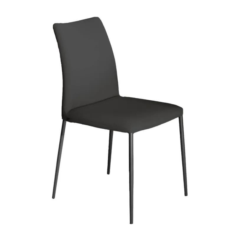 Atlas Connubia© Chaise contemporaine en simili avec dossier flexible* Chaise De Salle à Manger
