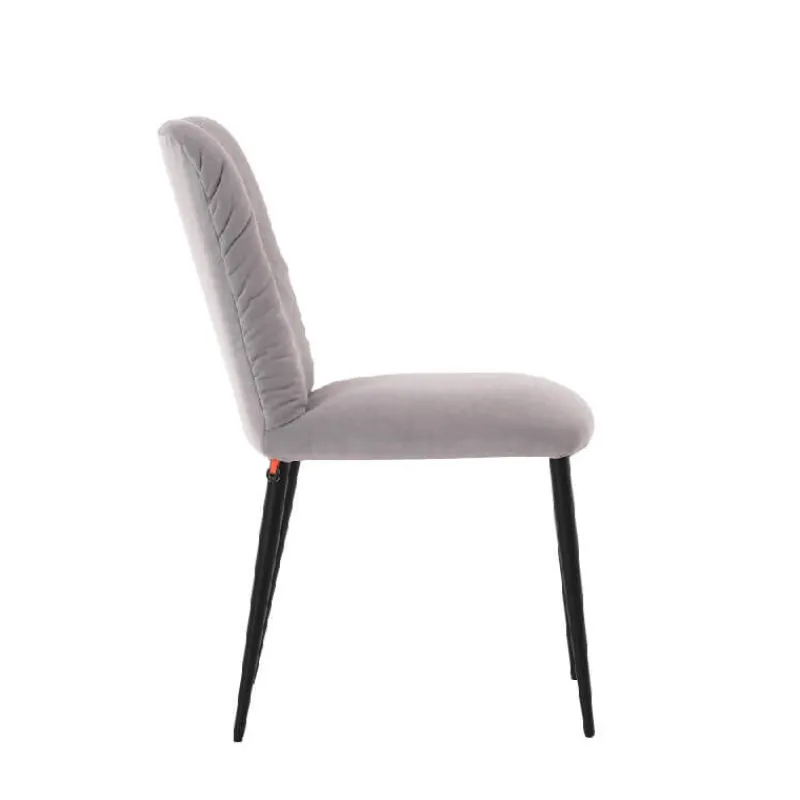 Mobitec Aura ® Chaise moderne en tissu et pieds métal* Chaise De Salle à Manger