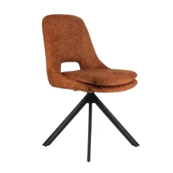 AzaléeChaise moderne en tissu rembourrée pieds en métal* Chaise De Salle à Manger|Chaise Salon