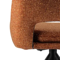 AzaléeChaise moderne en tissu rembourrée pieds en métal* Chaise De Salle à Manger|Chaise Salon