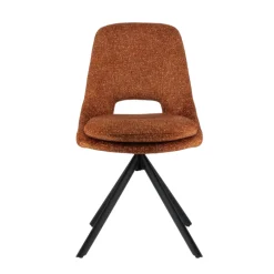 AzaléeChaise moderne en tissu rembourrée pieds en métal* Chaise De Salle à Manger|Chaise Salon