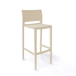 Bakhita Tabouret de bar moderne empilable* Tabouret De Bar (assise +/- 80 Cm)