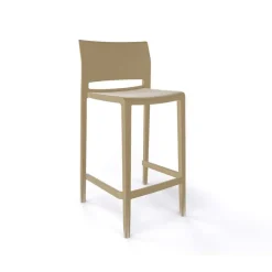 Bakhita Tabouret snack moderne empilable* Tabouret Snack (assise +/- 65 Cm)|Tabouret De Bar (assise +/- 80 Cm)