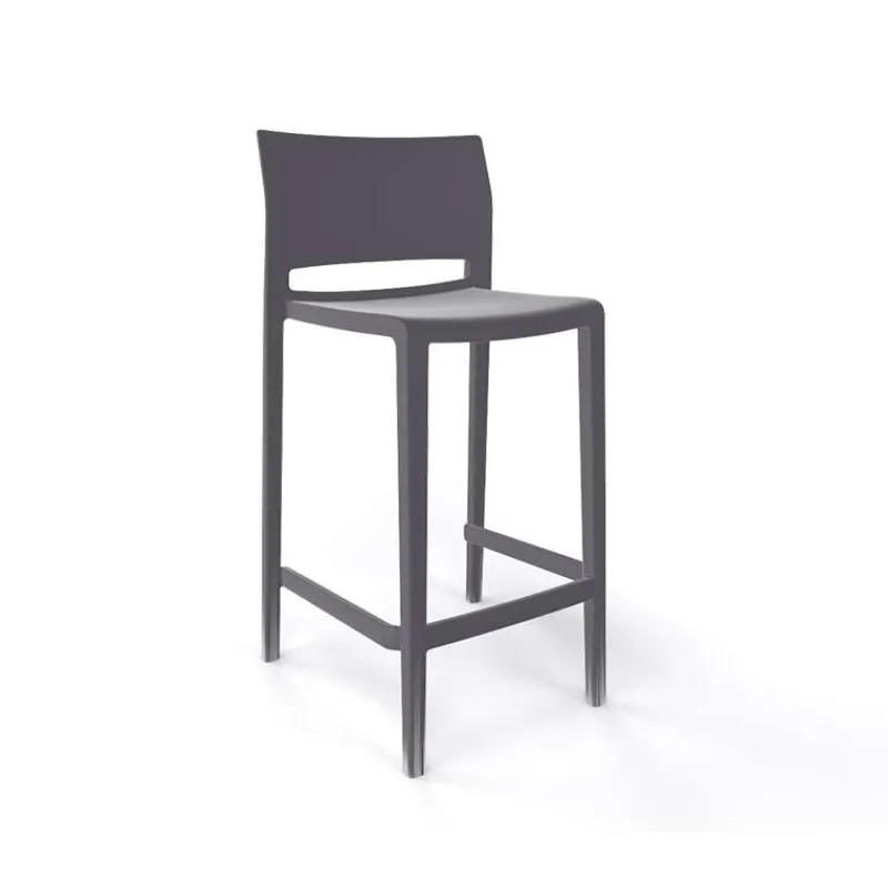 Bakhita Tabouret snack moderne empilable* Tabouret Snack (assise +/- 65 Cm)|Tabouret De Bar (assise +/- 80 Cm)