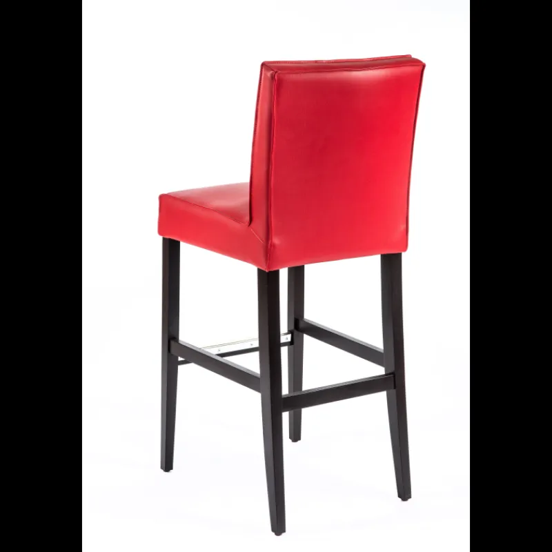 Sessio BarCarpe 2 Tabouret de bar matelassé en synthétique et bois* Tabouret De Bar (assise +/- 80 Cm)
