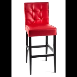 Sessio BarCarpe 2 Tabouret de bar matelassé en synthétique et bois* Tabouret De Bar (assise +/- 80 Cm)