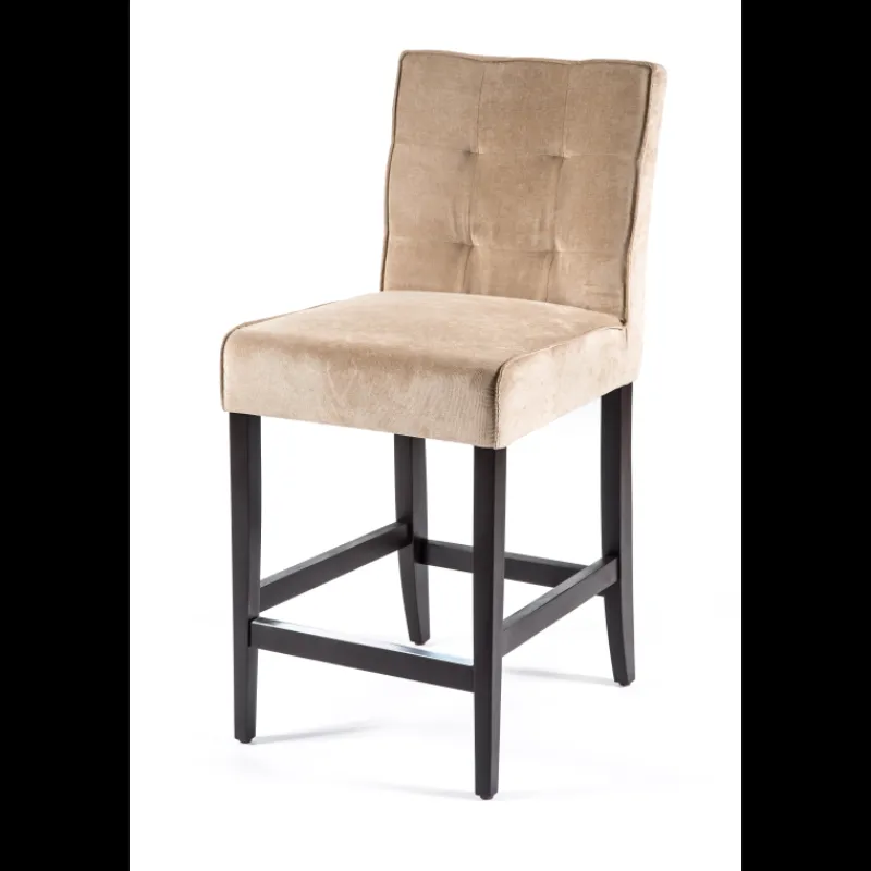 Sessio BarCarpe 2 Tabouret snack matelassé en tissu* Tabouret Snack (assise +/- 65 Cm)|Tabouret De Bar (assise +/- 80 Cm)