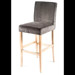 Sessio BarCarpe Tabouret de bar en tissu et bois* Tabouret De Bar (assise +/- 80 Cm)