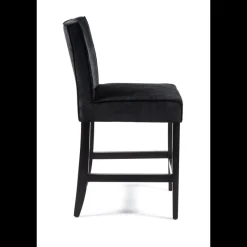 Sessio BarCarpe Tabouret snack en tissu et bois* Tabouret Snack (assise +/- 65 Cm)|Tabouret De Bar (assise +/- 80 Cm)