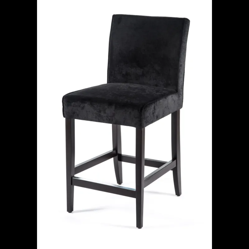 Sessio BarCarpe Tabouret snack en tissu et bois* Tabouret Snack (assise +/- 65 Cm)|Tabouret De Bar (assise +/- 80 Cm)