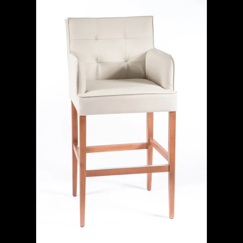 Sessio BarDiem 2 Tabouret de bar en synthétique et bois* Tabouret De Bar (assise +/- 80 Cm)
