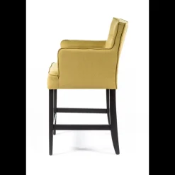 Sessio BarDiem 2 Tabouret snack en tissu matelassé avec accoudoirs* Tabouret Snack (assise +/- 65 Cm)|Tabouret De Bar (assise +/- 80 Cm)