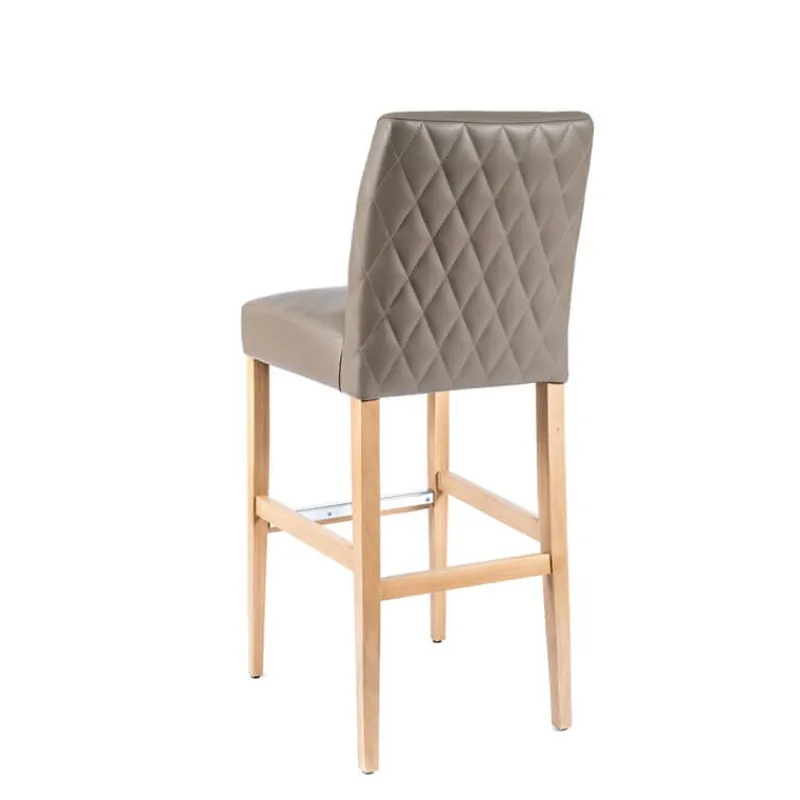 Sessio BarFritz diamant Tabouret de bar matelassé sur le dos du dossier style contemporain* Tabouret De Bar (assise +/- 80 Cm)