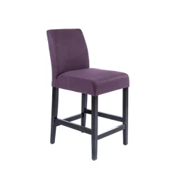 Sessio BarFritz Tabouret snack contemporain en tissu et pieds en bois massif* Tabouret Snack (assise +/- 65 Cm)|Tabouret De Bar (assise +/- 80 Cm)