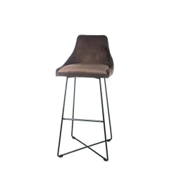 Sessio BarLars line Tabouret de bar en métal et tissu* Tabouret De Bar (assise +/- 80 Cm)