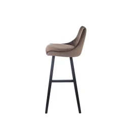 Sessio BarLars line Tabouret hauteur 80 cm moderne coque tissu dos matelassé* Tabouret De Bar (assise +/- 80 Cm)