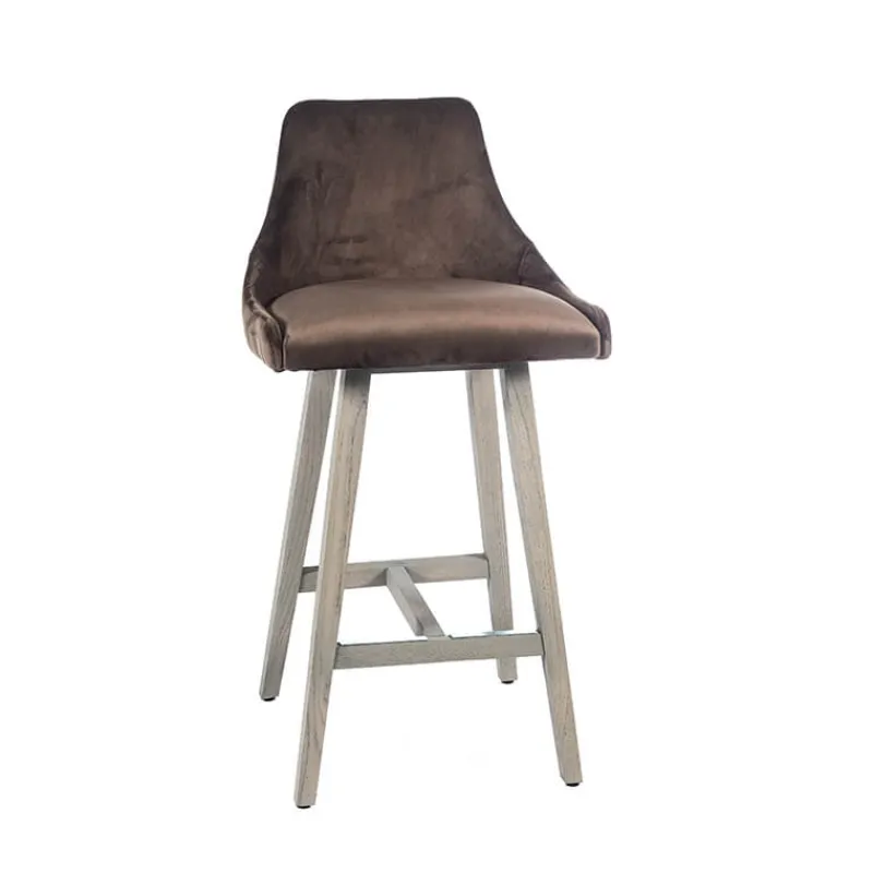Sessio BarLars line Tabouret snack moderne coque tissu dos matelassé* Tabouret Snack (assise +/- 65 Cm)|Tabouret De Bar (assise +/- 80 Cm)