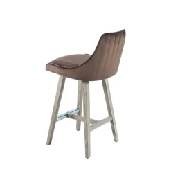 Sessio BarLars line Tabouret snack moderne coque tissu dos matelassé* Tabouret Snack (assise +/- 65 Cm)|Tabouret De Bar (assise +/- 80 Cm)