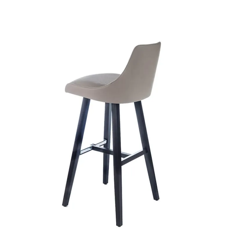 Sessio BarLars Tabouret de bar moderne avec pieds en bois* Tabouret De Bar (assise +/- 80 Cm)