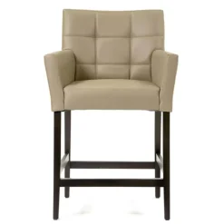 Sessio BarMatiz Tabouret snack avec accoudoirs et dossier matelassé* Tabouret Snack (assise +/- 65 Cm)|Tabouret De Bar (assise +/- 80 Cm)