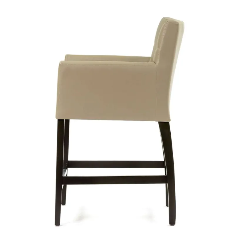 Sessio BarMatiz Tabouret snack avec accoudoirs et dossier matelassé* Tabouret Snack (assise +/- 65 Cm)|Tabouret De Bar (assise +/- 80 Cm)