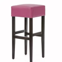 Sessio BarMax Tabouret de bar sans dossier en synthétique et bois* Tabouret De Bar (assise +/- 80 Cm)