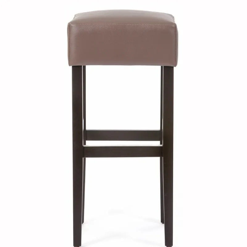 Sessio BarMax Tabouret de bar sans dossier en synthétique et bois* Tabouret De Bar (assise +/- 80 Cm)