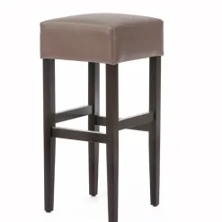 Sessio BarMax Tabouret de bar sans dossier en synthétique et bois* Tabouret De Bar (assise +/- 80 Cm)