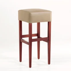 Sessio BarMax Tabouret de bar sans dossier en synthétique et bois* Tabouret De Bar (assise +/- 80 Cm)