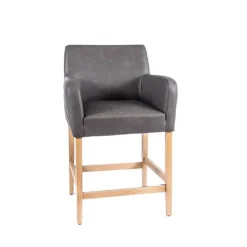 Sessio BarMoritz diamant Tabouret snack avec accoudoirs matelassé sur le dossier* Tabouret Snack (assise +/- 65 Cm)|Tabouret De Bar (assise +/- 80 Cm)