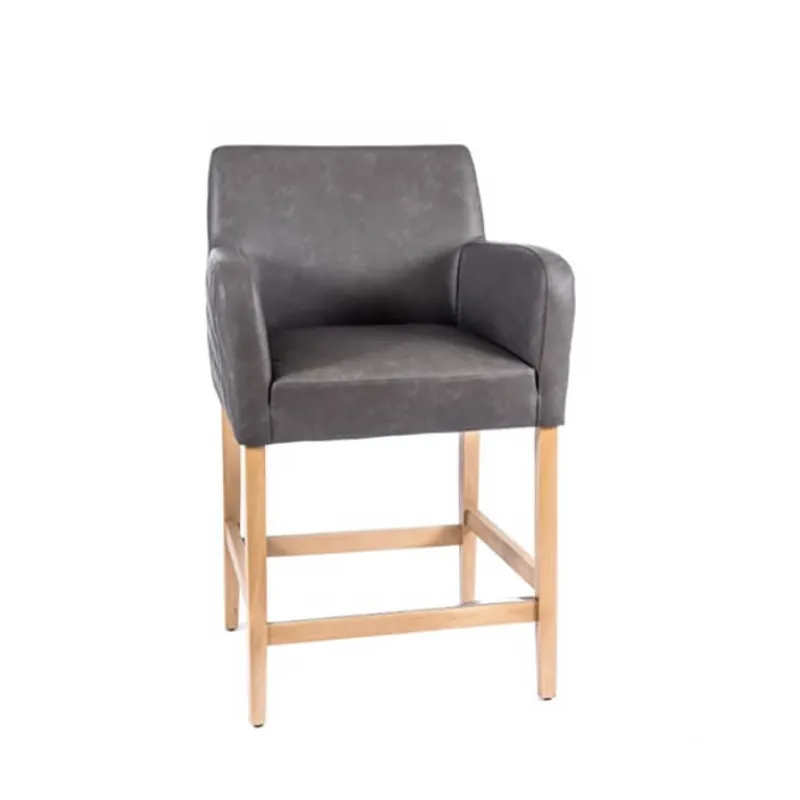 Sessio BarMoritz diamant Tabouret snack avec accoudoirs matelassé sur le dossier* Tabouret Snack (assise +/- 65 Cm)|Tabouret De Bar (assise +/- 80 Cm)